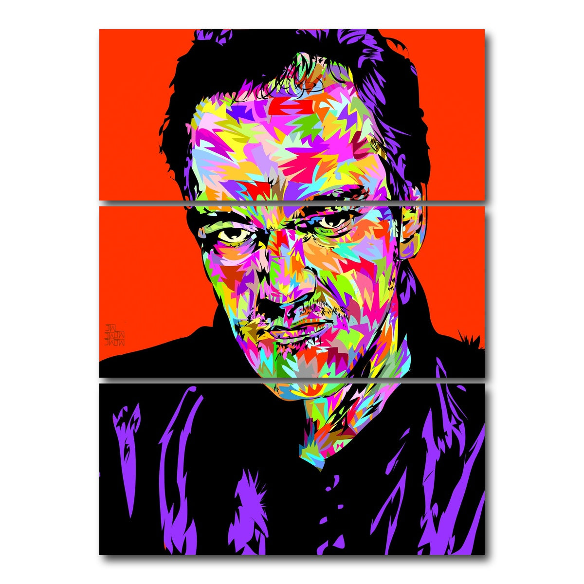 AUTO-MOCKUP WHITE | Quentin | 3 Piece | Gallery Wrap Canvas | group=8x18_stacked