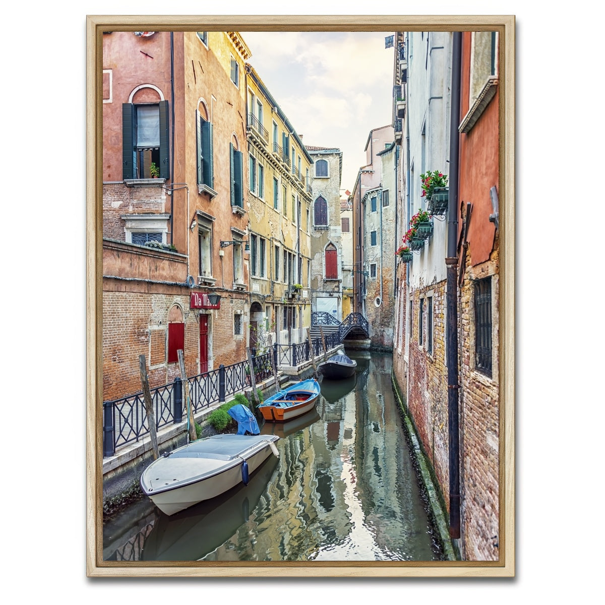 AUTO-MOCKUP WHITE | Quiet Venice | 1 Piece | Natural Framed Canvas | group=3x4