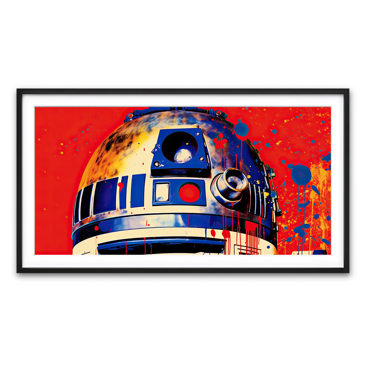 Framed Print 2x1 Black