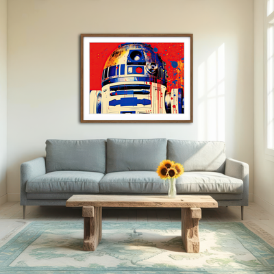 AUTO-MOCKUP ROOM | R2-D2 Wall Art