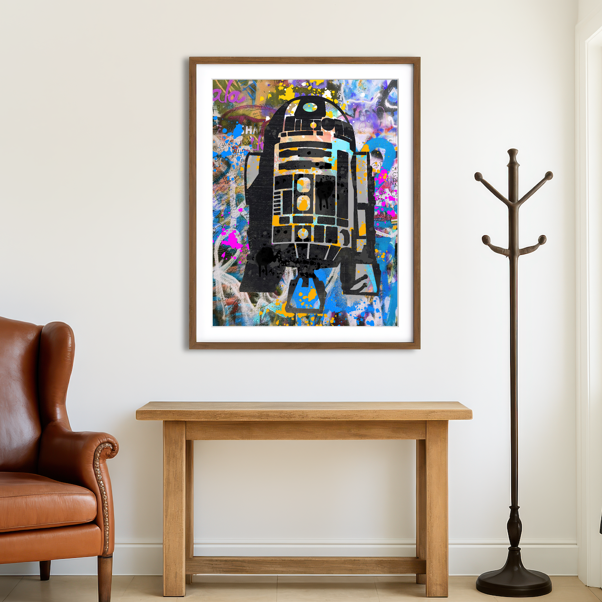 AUTO-MOCKUP ROOM | R2D2 Wall Art