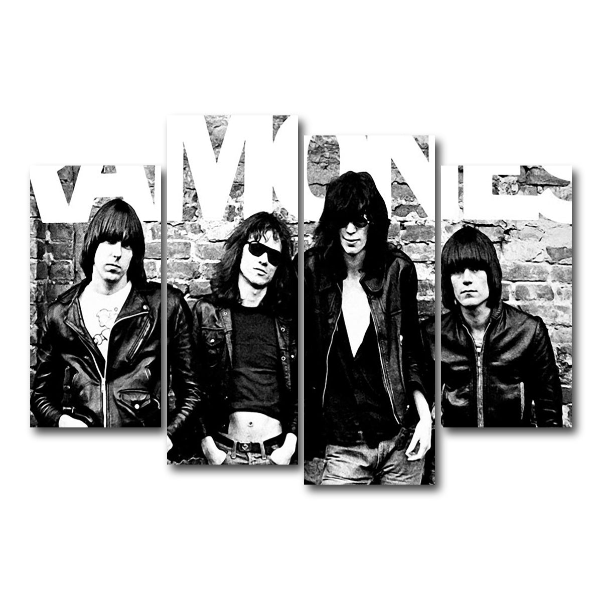 AUTO-MOCKUP WHITE | RAMONES | 4 Piece | Gallery Wrap Canvas | group=4_short