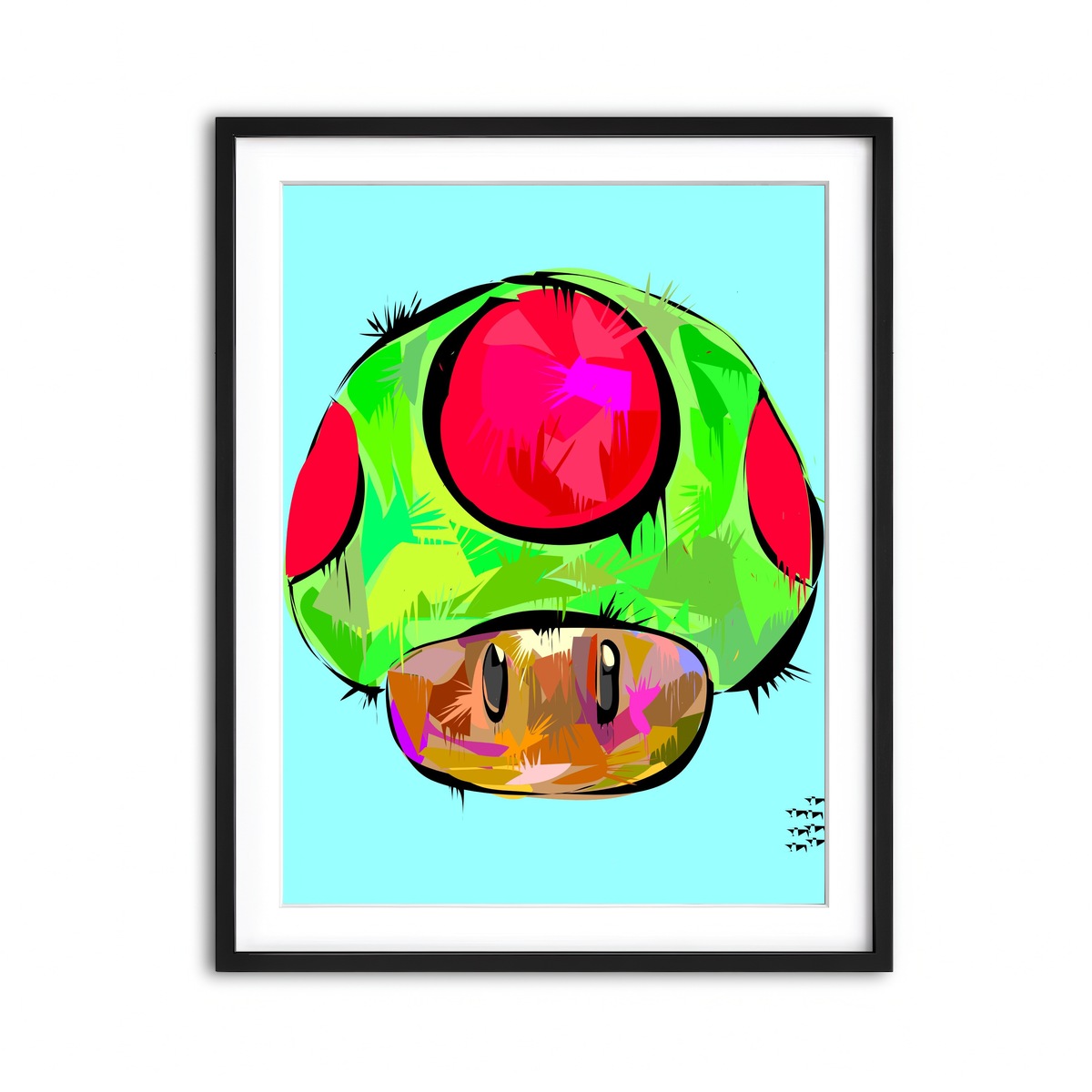 Framed Print 3x4 Black