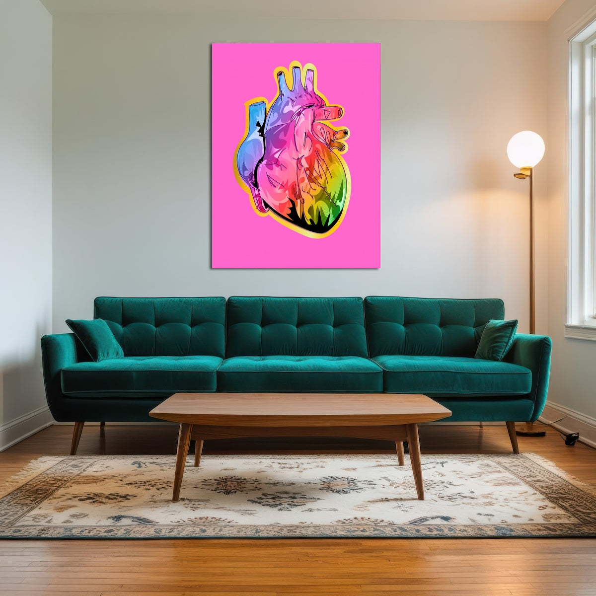 AUTO-MOCKUP ROOM | RED HEART