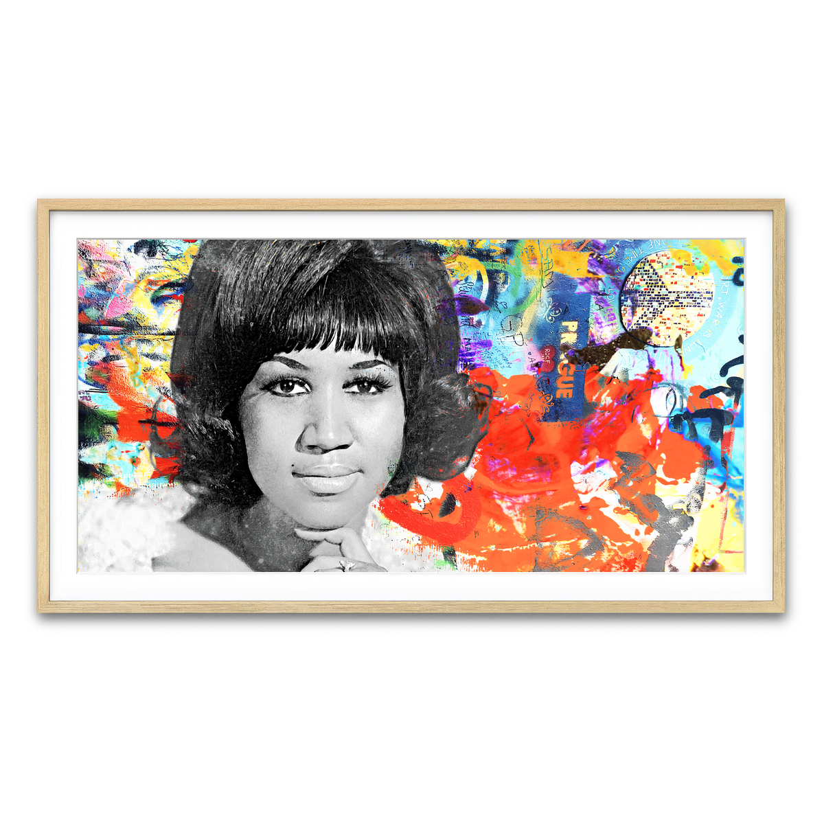 Framed Print 2x1 Natural