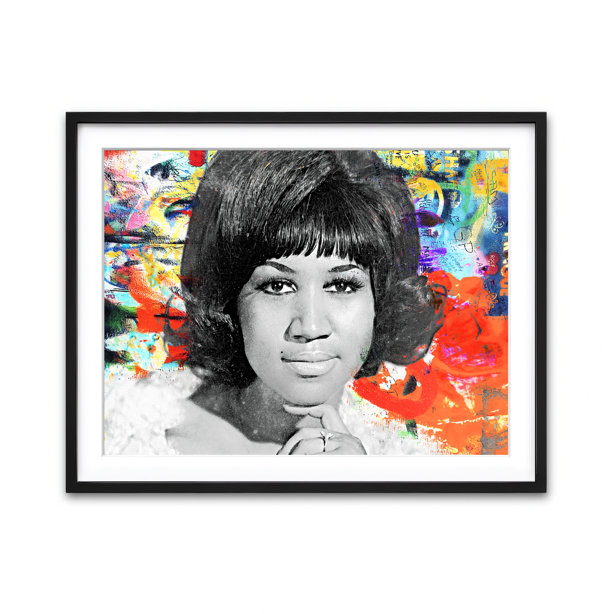 Framed Print 4x3 Black