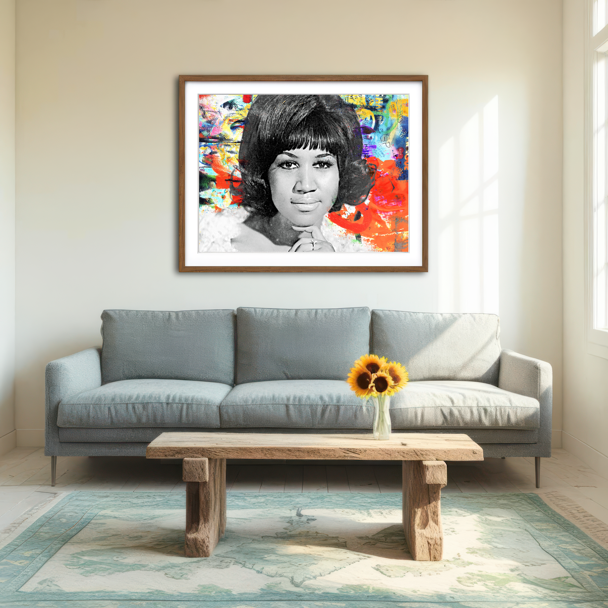 AUTO-MOCKUP ROOM | RESPECT Wall Art