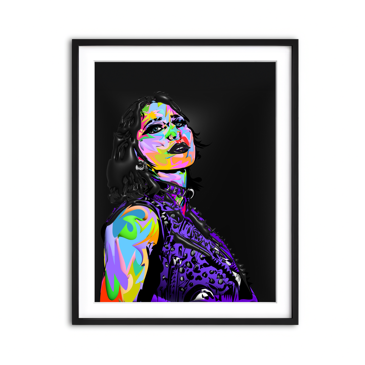 Framed Print 3x4 Black