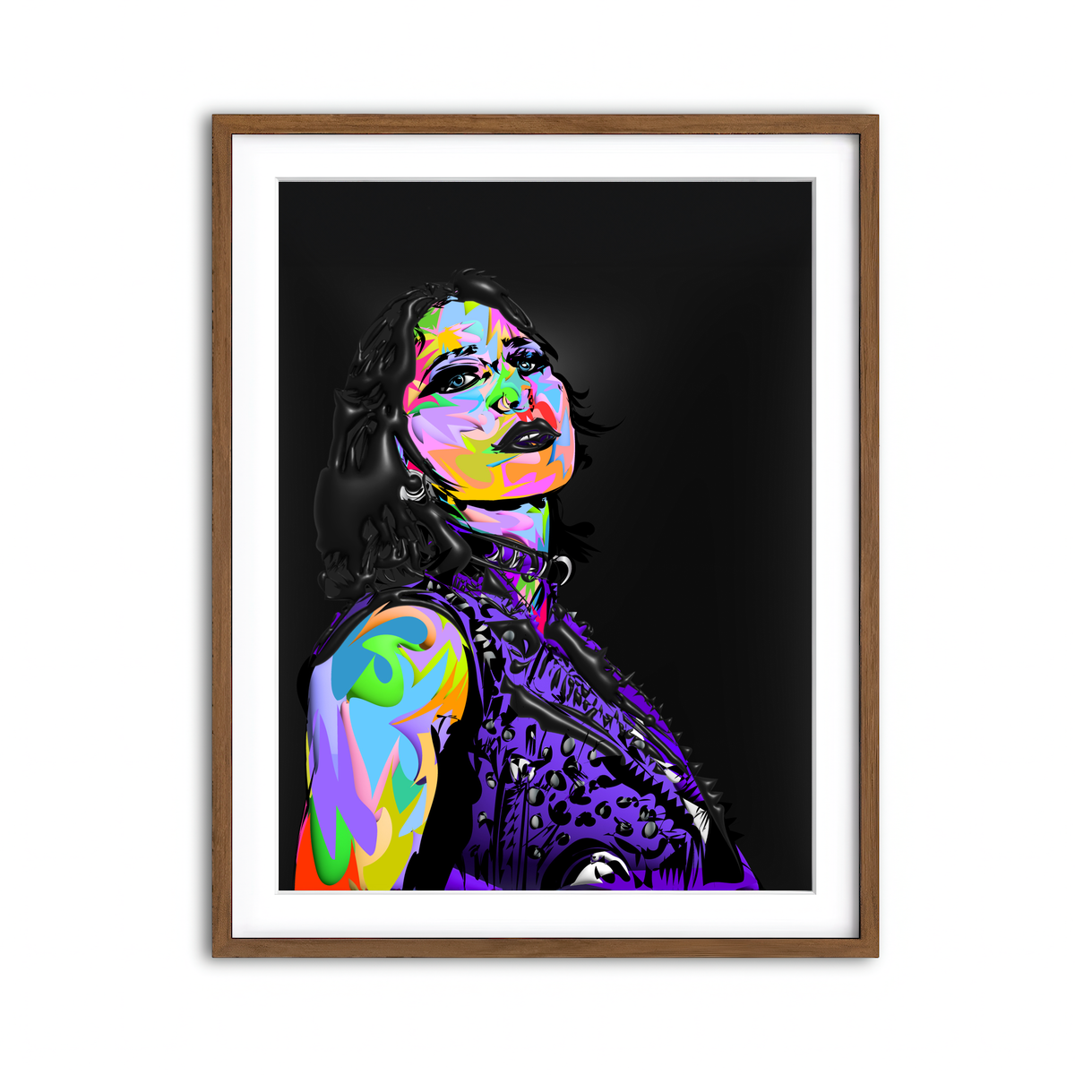 Framed Print 3x4 Walnut