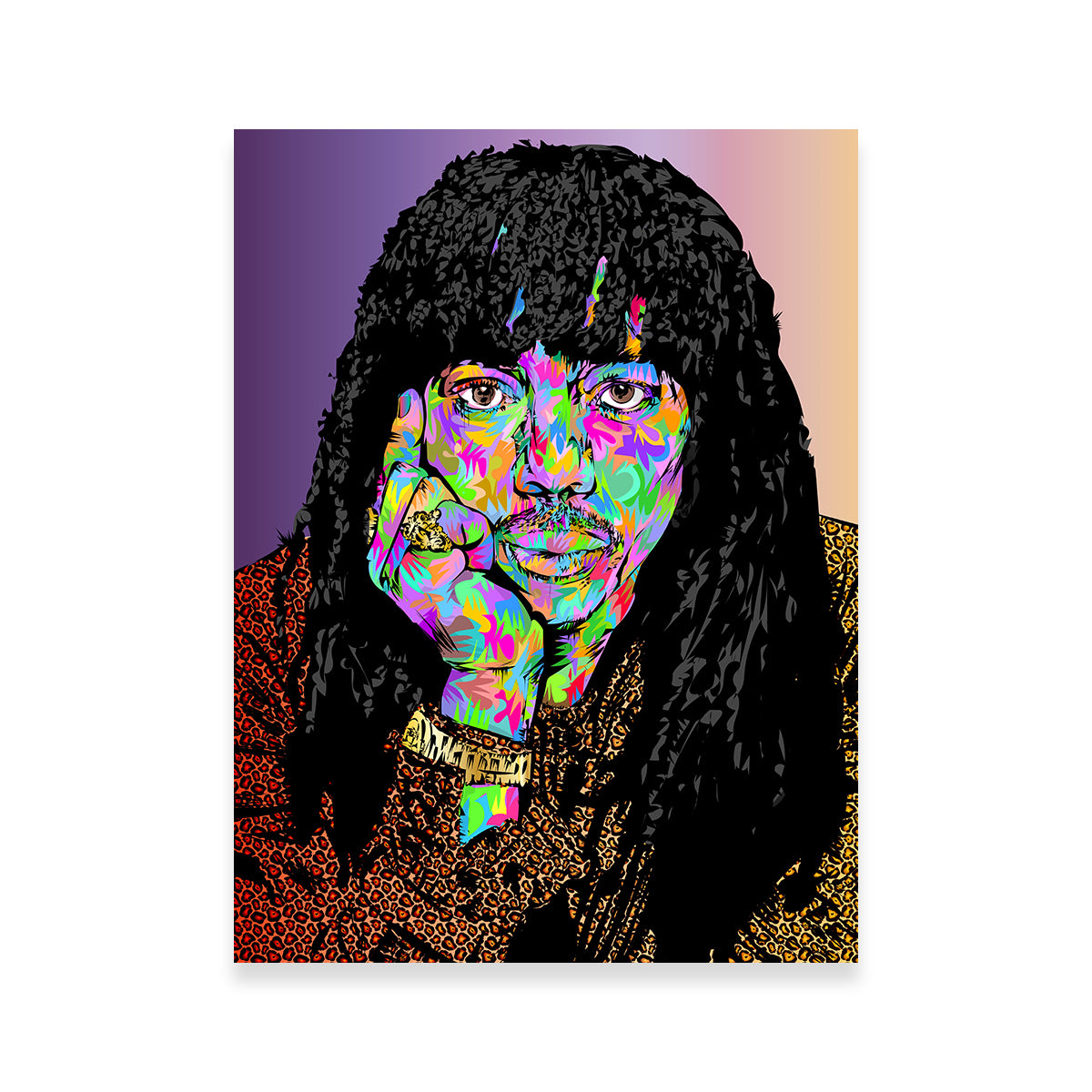 Rick James Bitch Wall Art