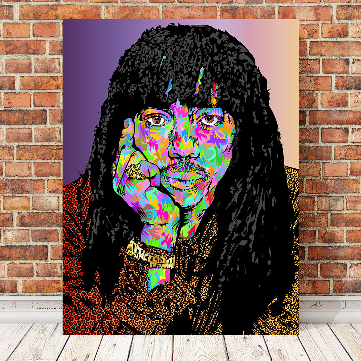 Rick James Bitch Wall Art