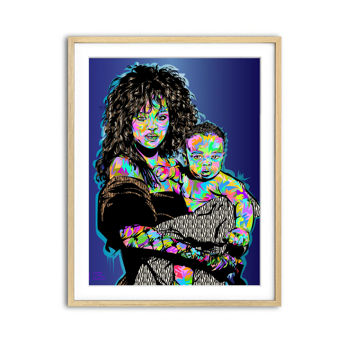 Framed Print 3x4 Natural