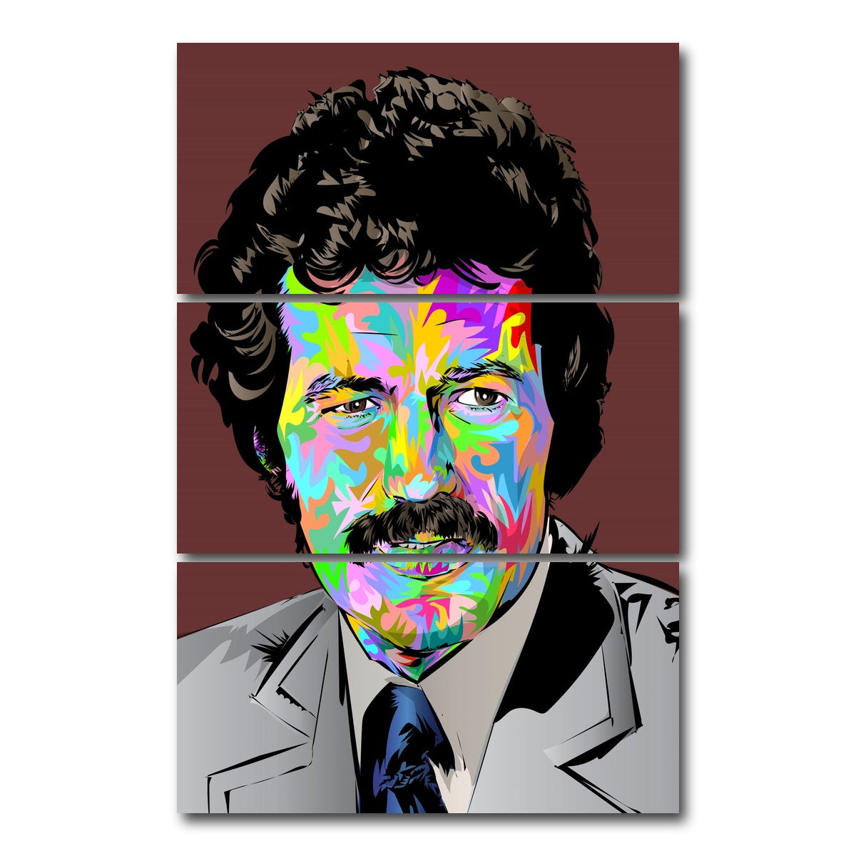 AUTO-MOCKUP WHITE | RIP ALEX TREBEK | 3 Piece | Gallery Wrap Canvas | group=12x24_stacked