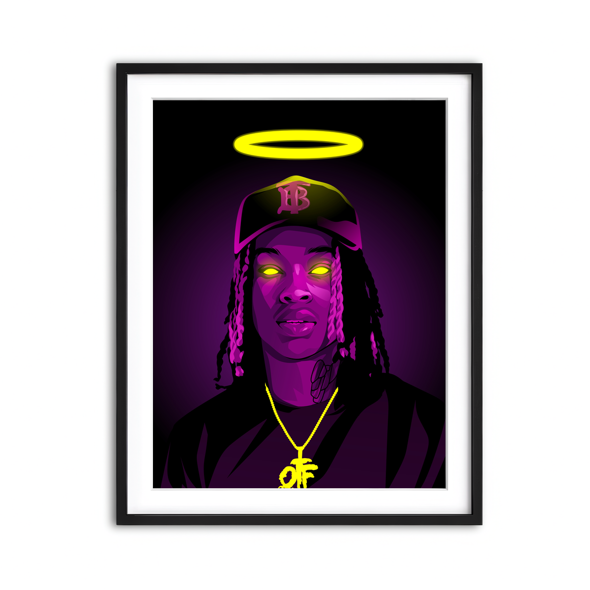 Framed Print 3x4 Black