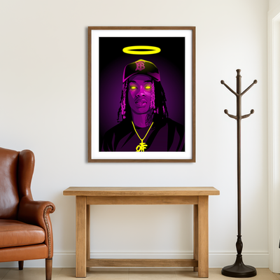 AUTO-MOCKUP ROOM | RIP King Von Wall Art