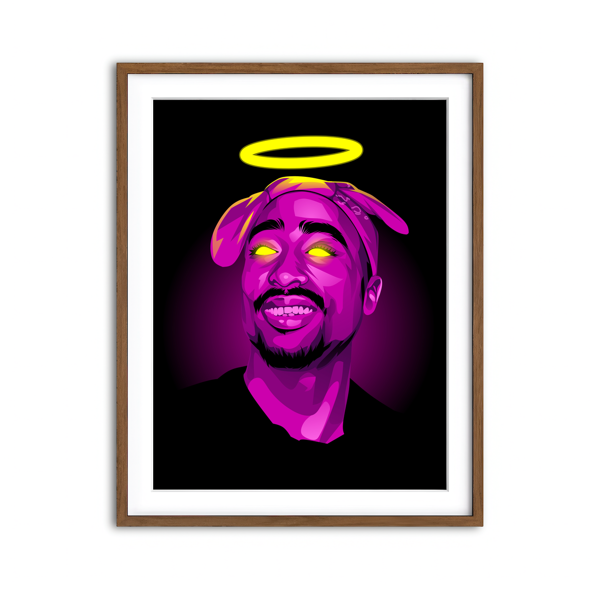 Framed Print 3x4 Walnut