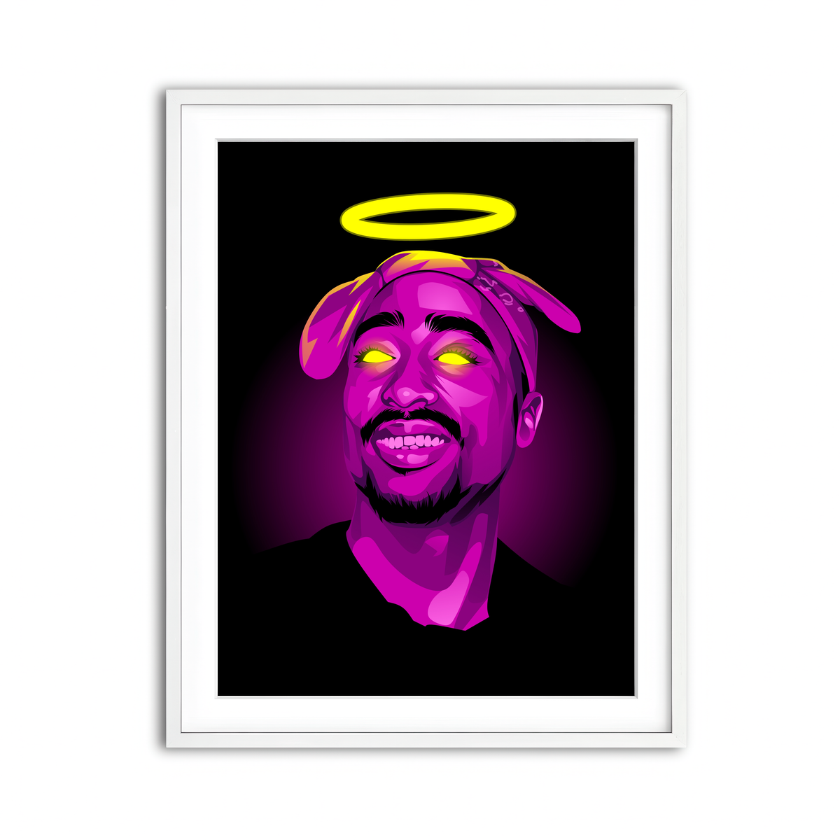 Framed Print 3x4 White