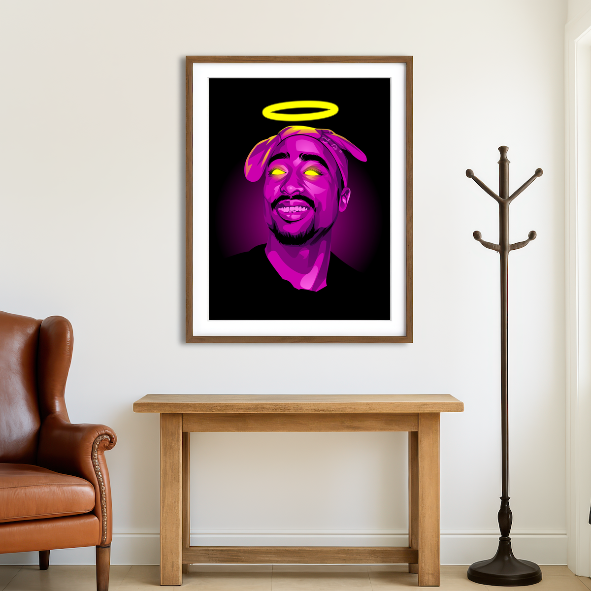 AUTO-MOCKUP ROOM | RIP Tupacshakur Wall Art