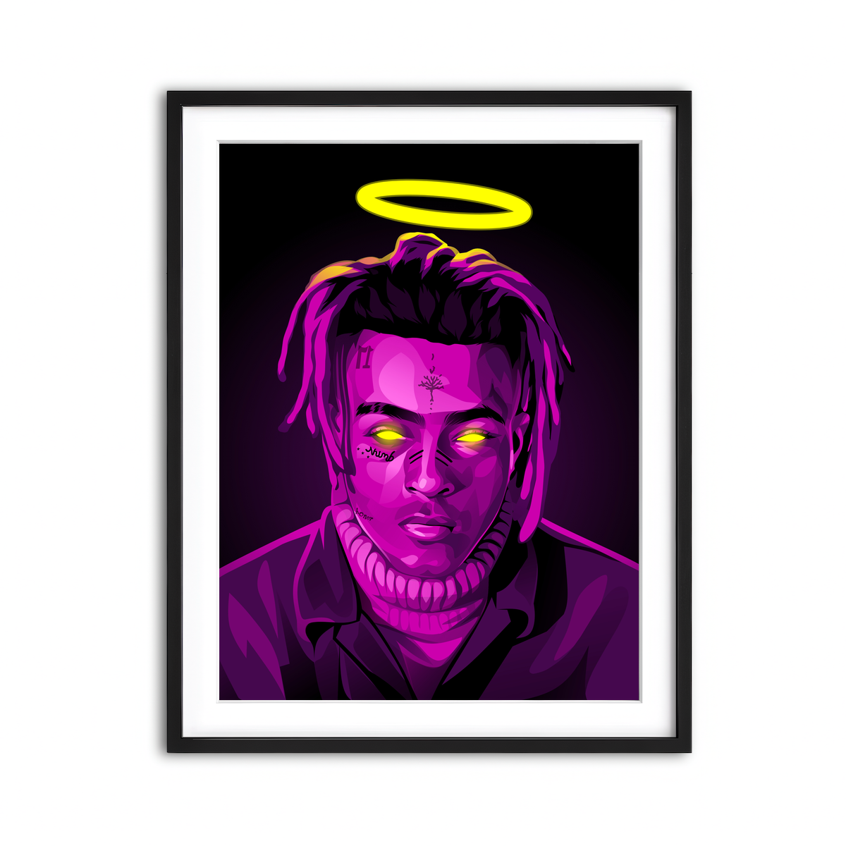 Framed Print 3x4 Black