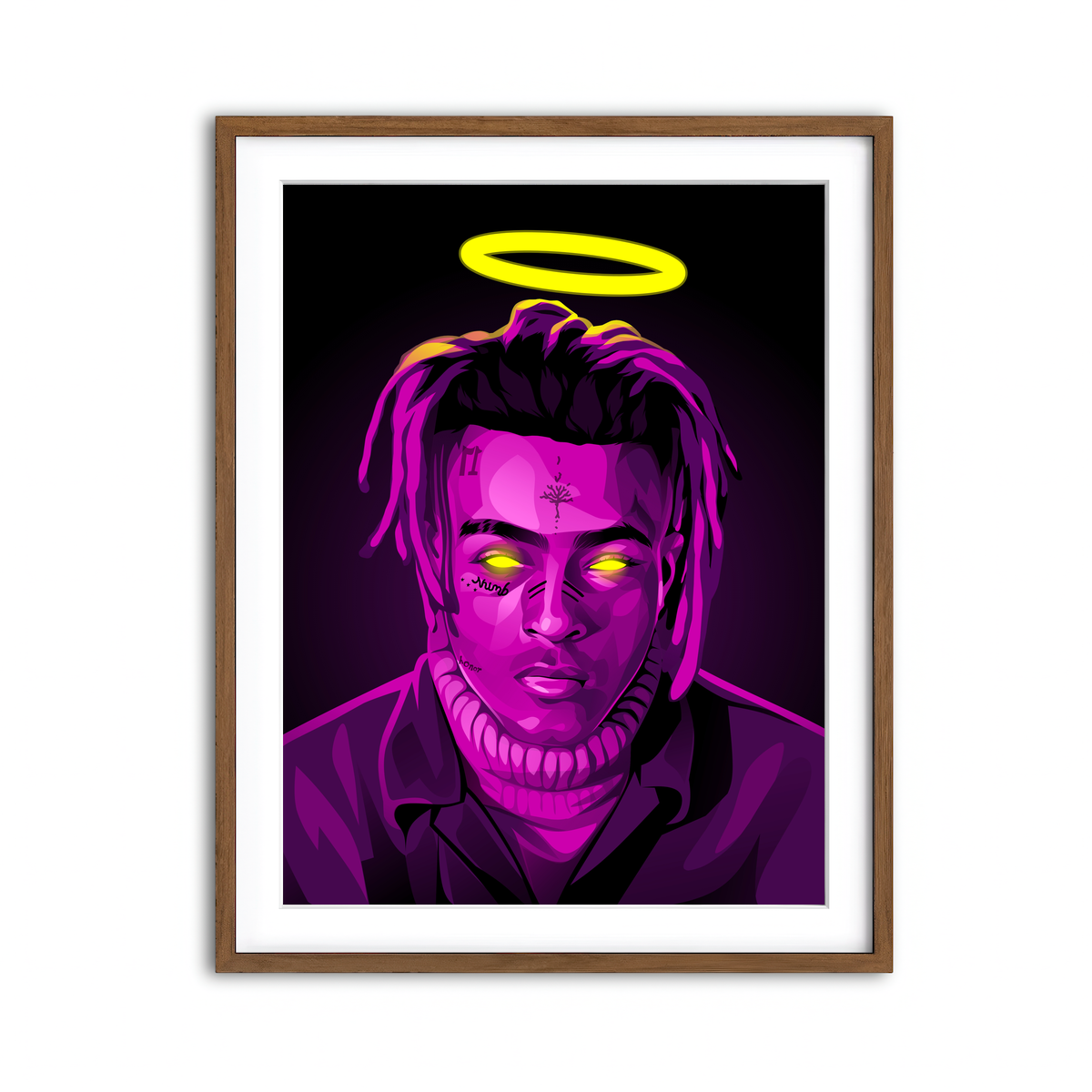 Framed Print 3x4 Walnut