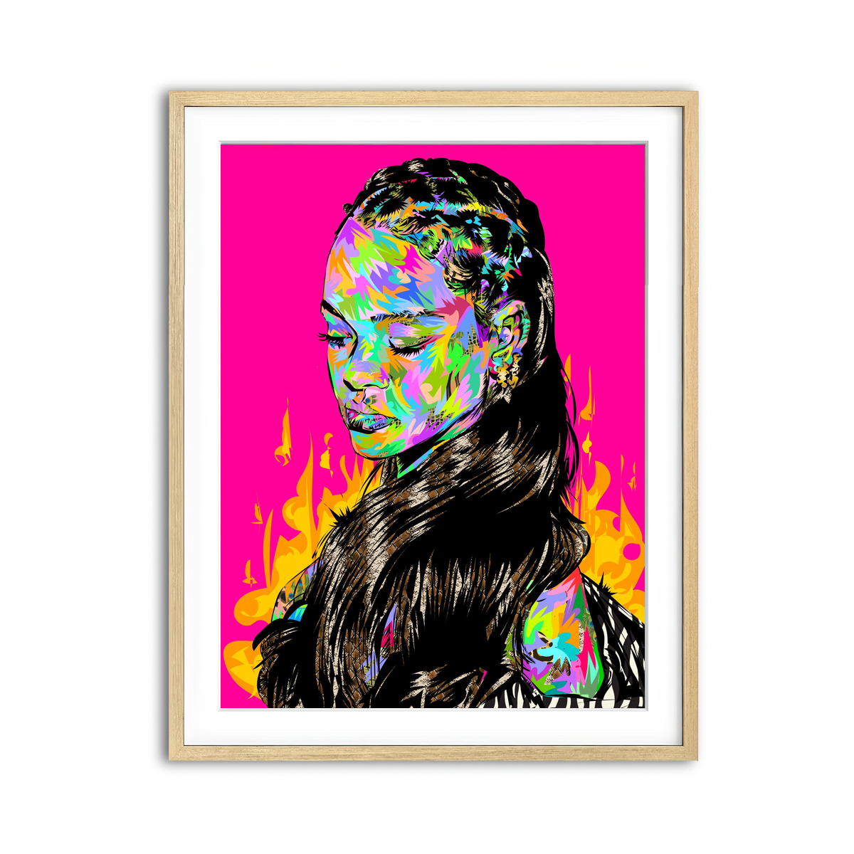 Framed Print 3x4 Natural