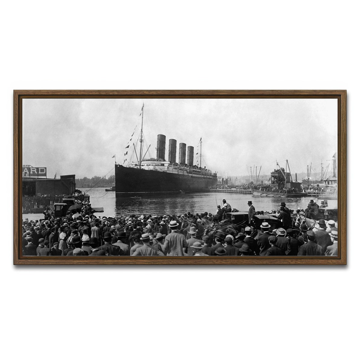 AUTO-MOCKUP WHITE | RMS Lusitania | 1 Piece | Walnut Framed Canvas | group=2x1