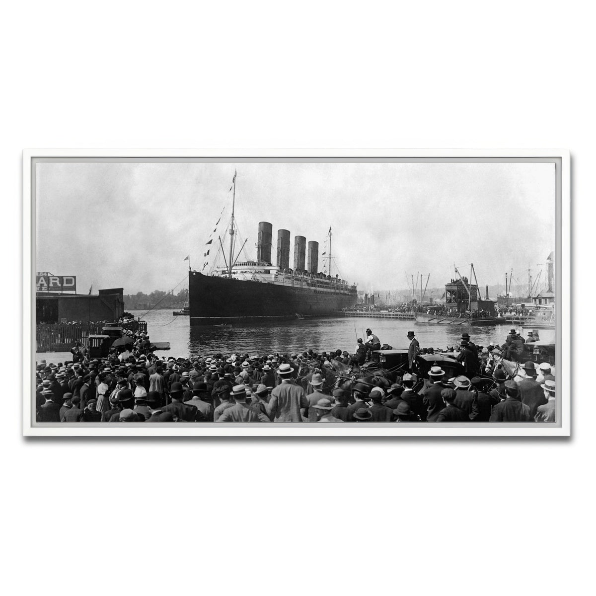 AUTO-MOCKUP WHITE | RMS Lusitania | 1 Piece | White Framed Canvas | group=2x1