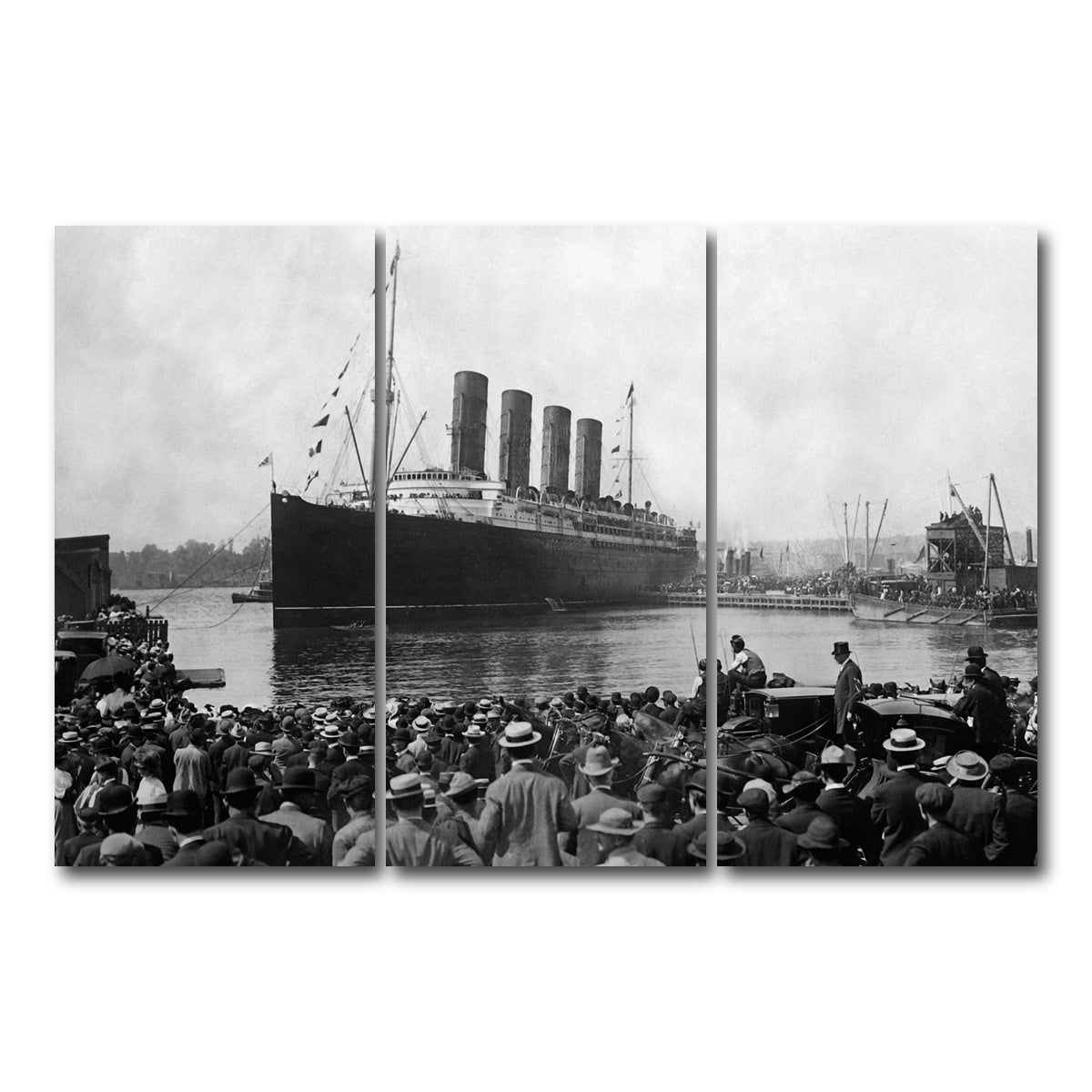 AUTO-MOCKUP WHITE | RMS Lusitania | 3 Piece | Gallery Wrap Canvas | group=12x24