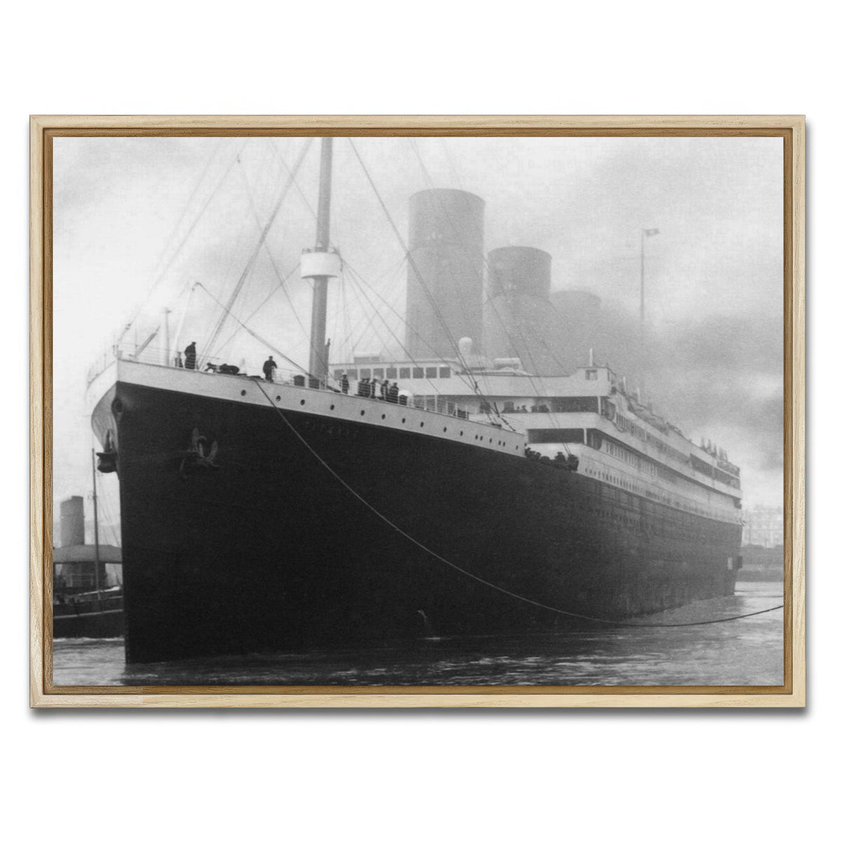 AUTO-MOCKUP WHITE | RMS Titanic | 1 Piece | Natural Framed Canvas | group=4x3