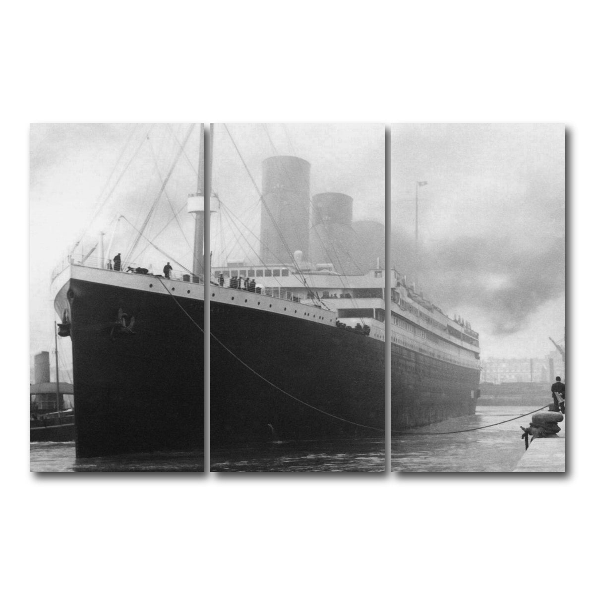 AUTO-MOCKUP WHITE | RMS Titanic | 3 Piece | Gallery Wrap Canvas | group=12x24