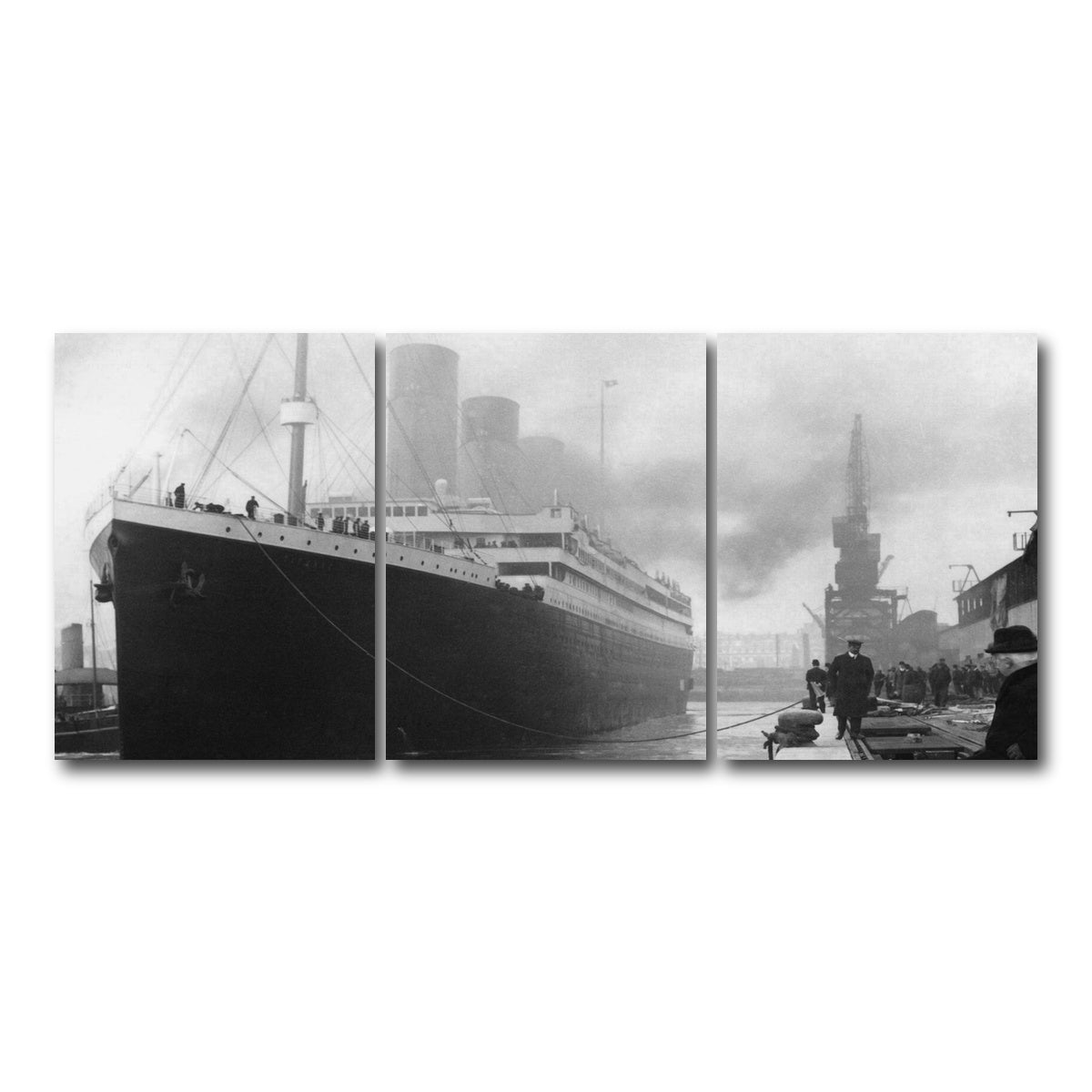 AUTO-MOCKUP WHITE | RMS Titanic | 3 Piece | Gallery Wrap Canvas | group=18x24