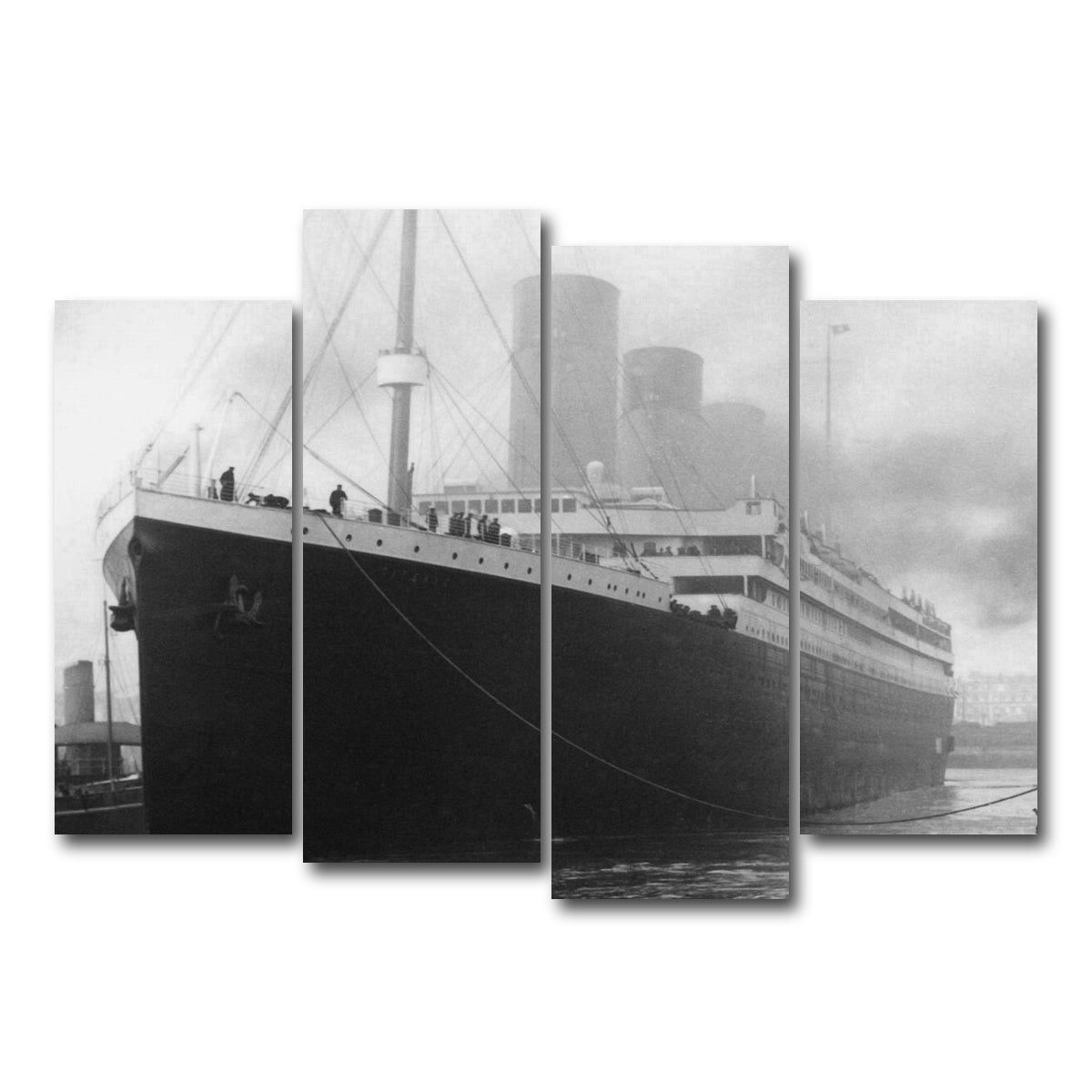AUTO-MOCKUP WHITE | RMS Titanic | 4 Piece | Gallery Wrap Canvas | group=4_normal