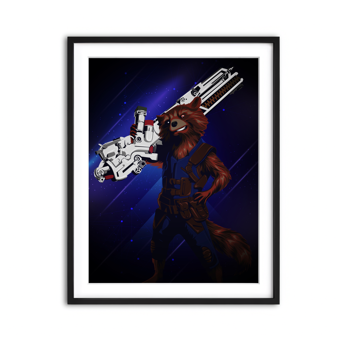 Framed Print 3x4 Black