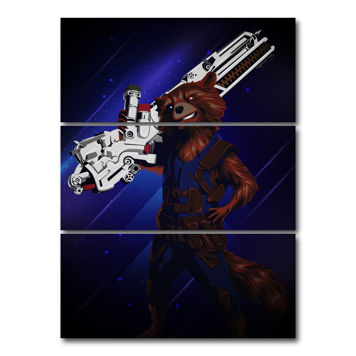 AUTO-MOCKUP WHITE | ROCKET | 3 Piece | Gallery Wrap Canvas | group=8x18_stacked