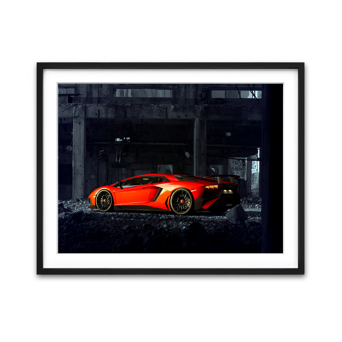 Framed Print 4x3 Black