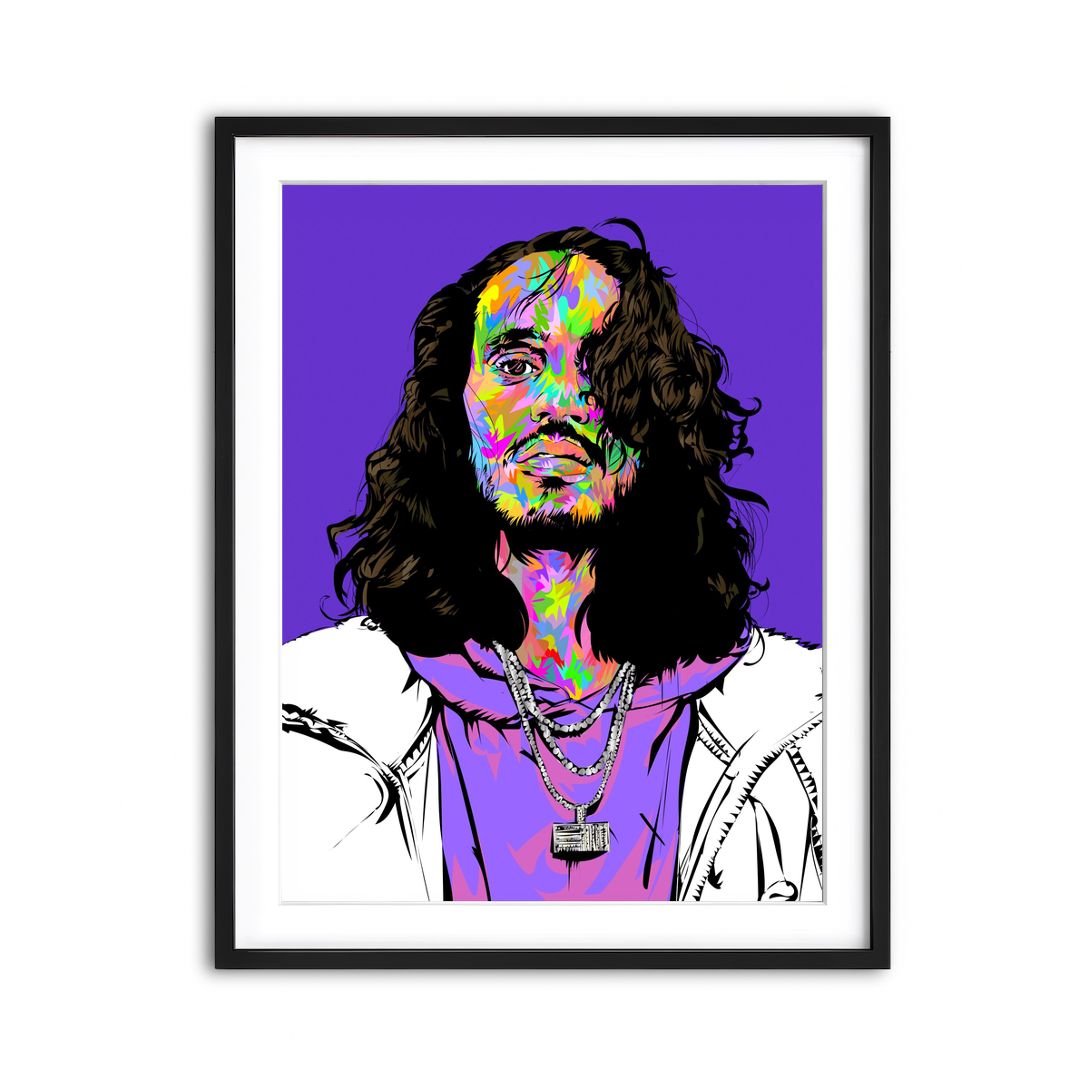 Framed Print 3x4 Black