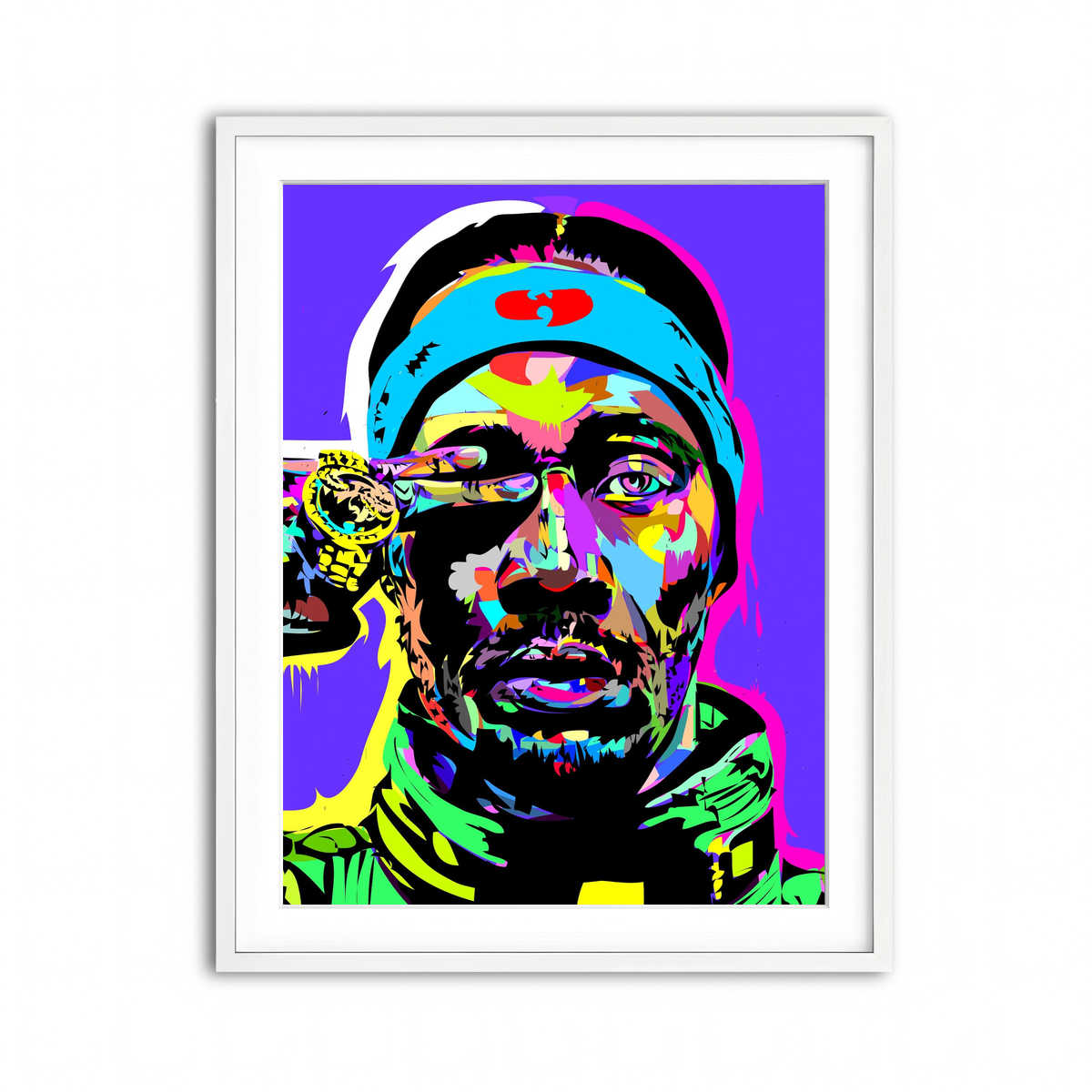 Framed Print 3x4 White