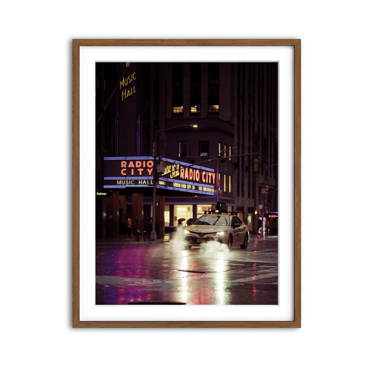 Framed Print 3x4 Walnut