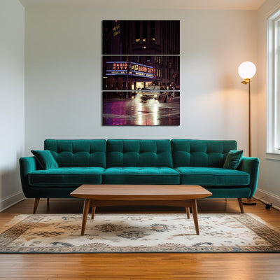 AUTO-MOCKUP ROOM | Radio City Rainy Yellow Cab