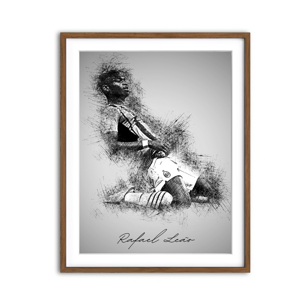 Framed Print 3x4 Walnut