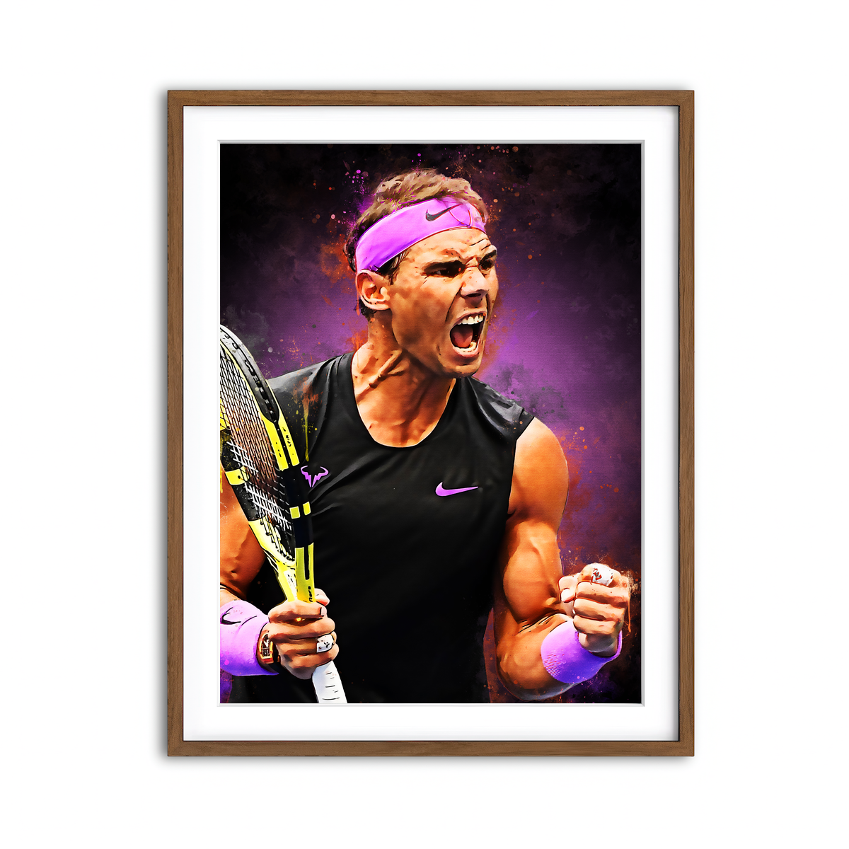 Framed Print 3x4 Walnut