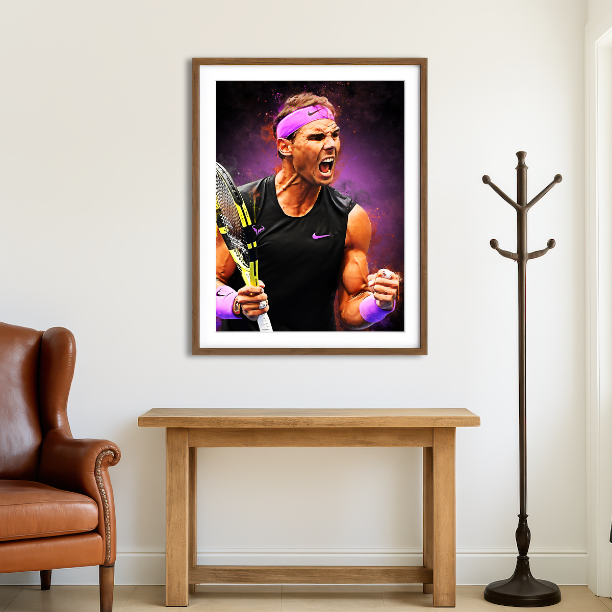 AUTO-MOCKUP ROOM | Rafael Nadal Wall Art