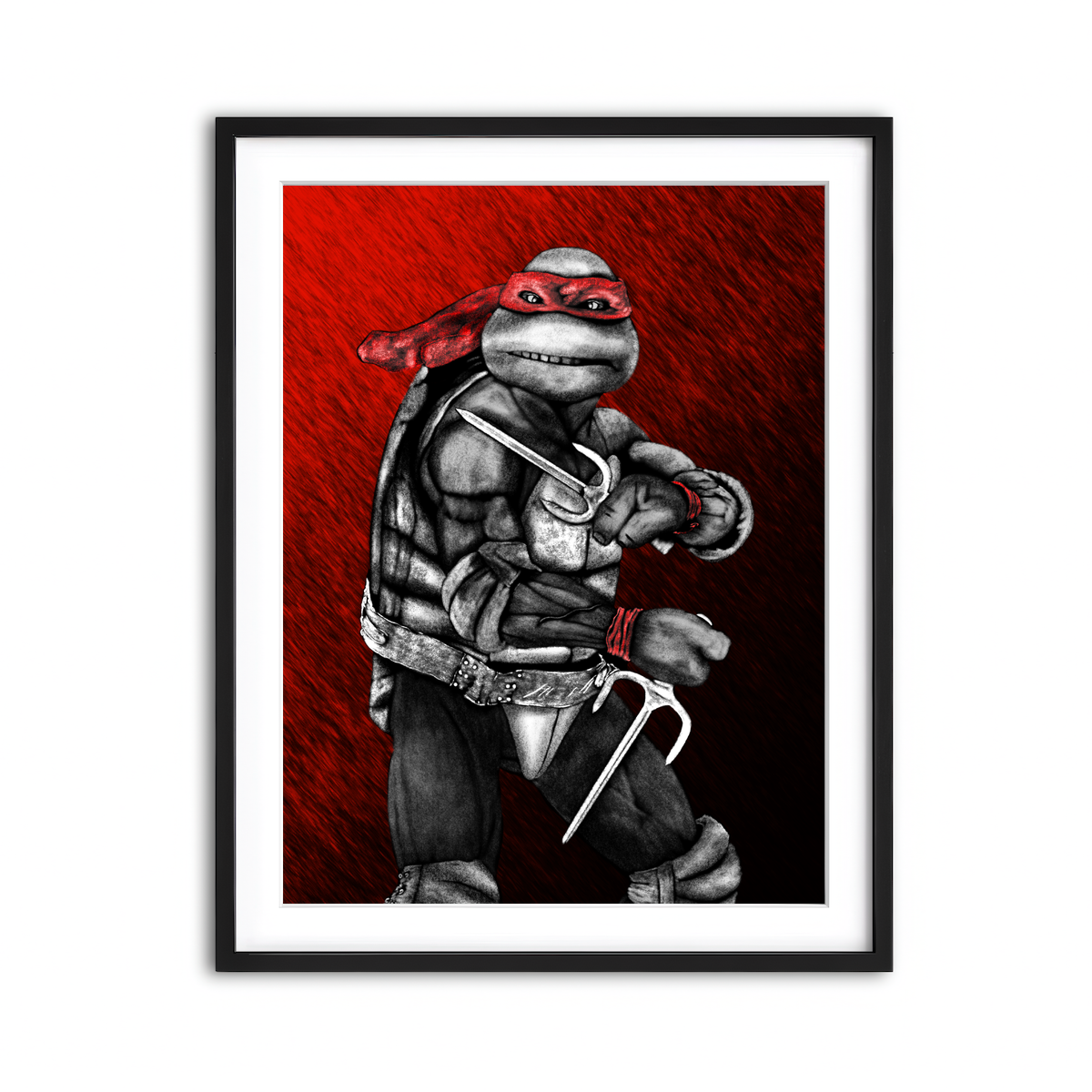 Framed Print 3x4 Black