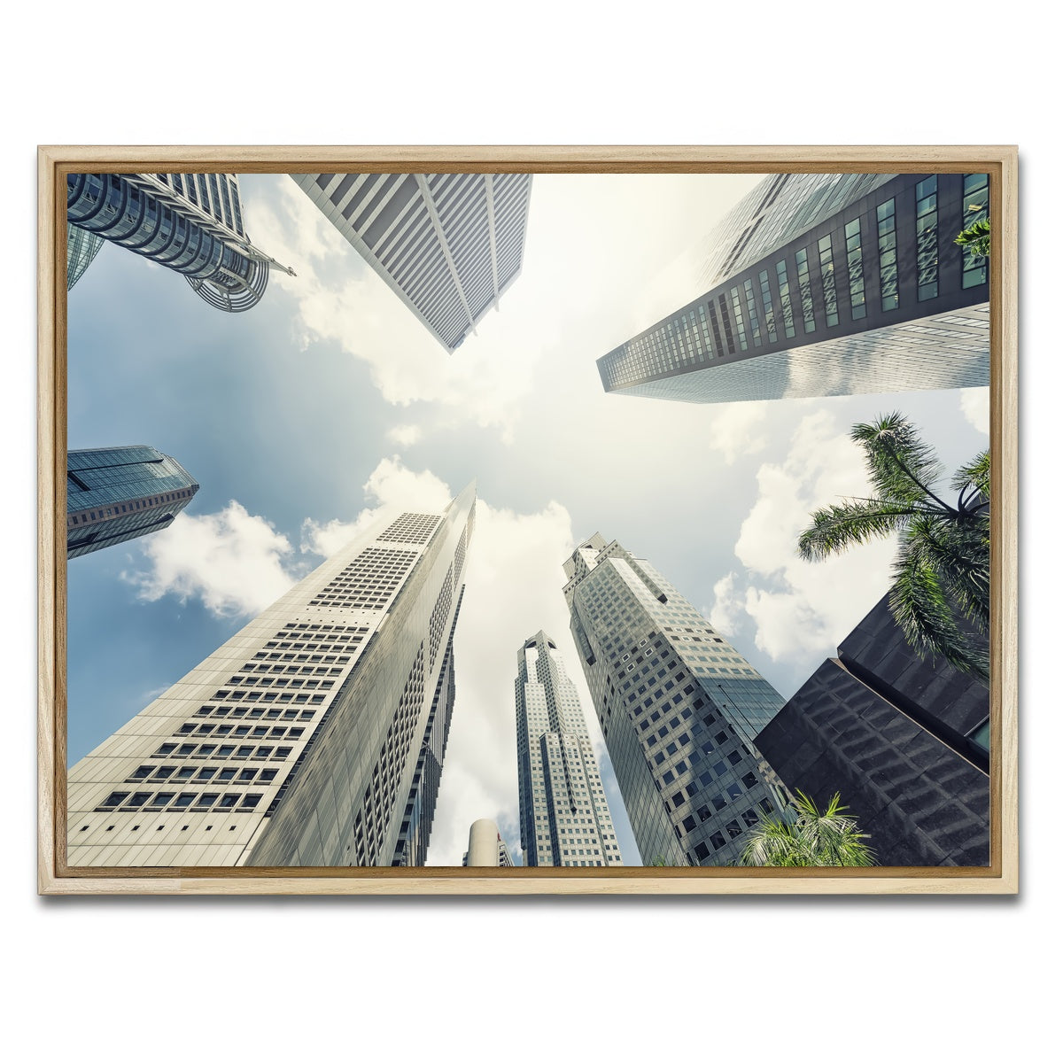 AUTO-MOCKUP WHITE | Raffles Place | 1 Piece | Natural Framed Canvas | group=4x3