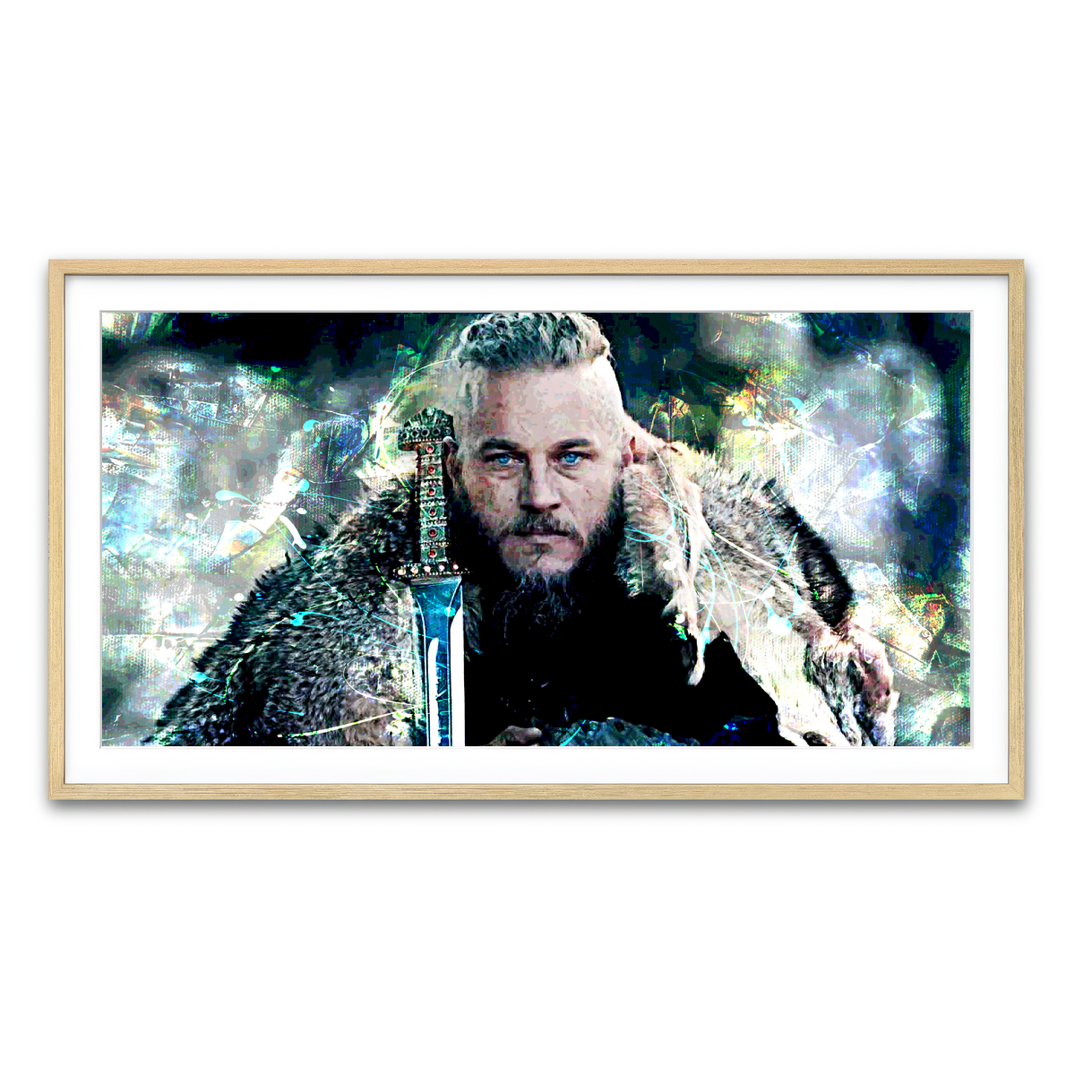 Framed Print 2x1 Natural