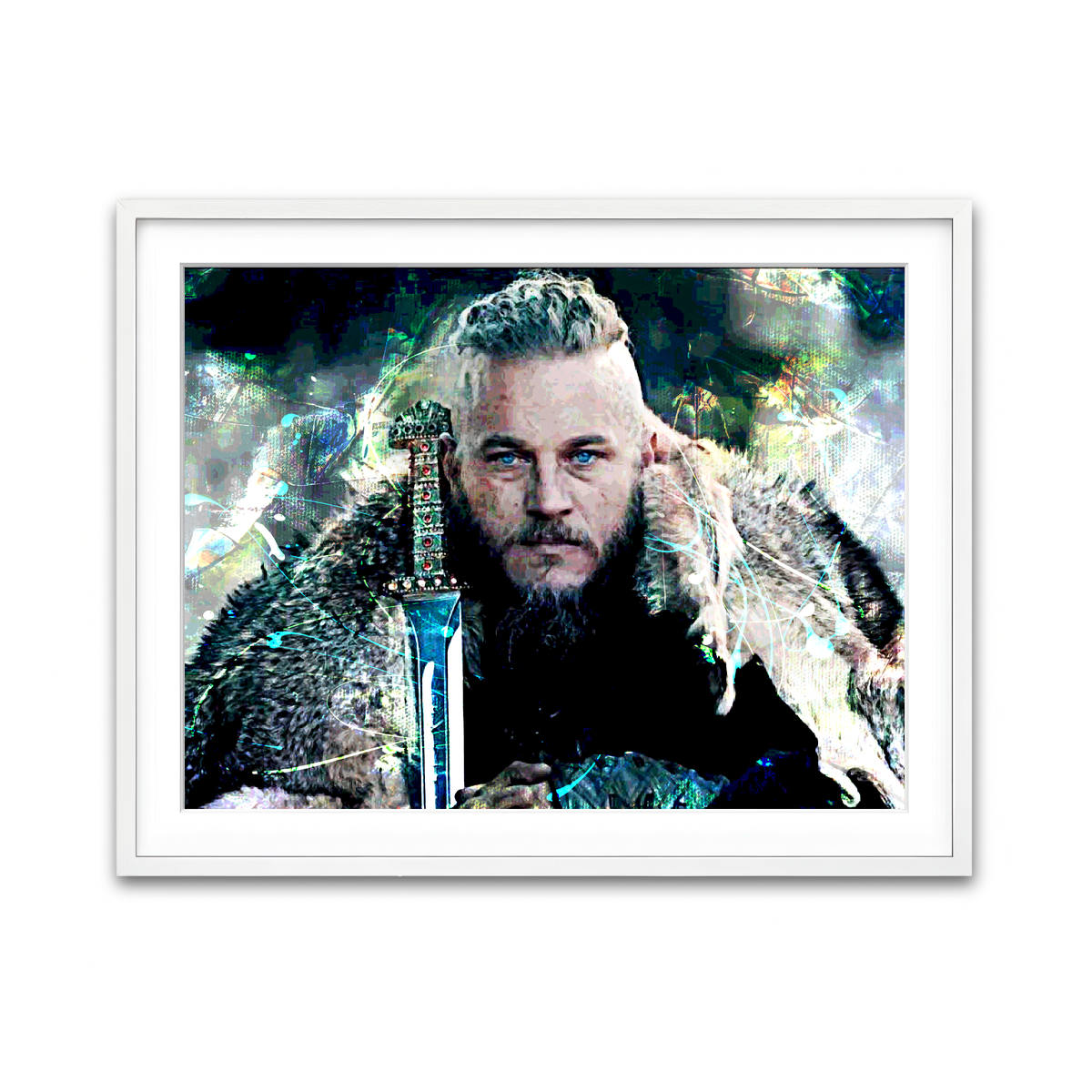 Framed Print 4x3 White