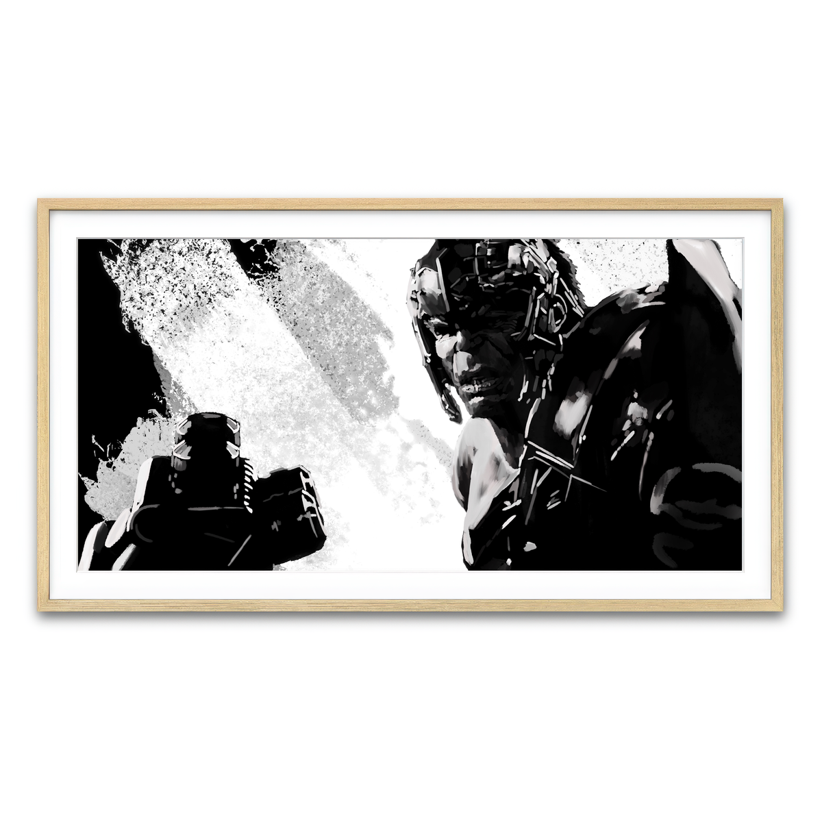 Framed Print 2x1 Natural