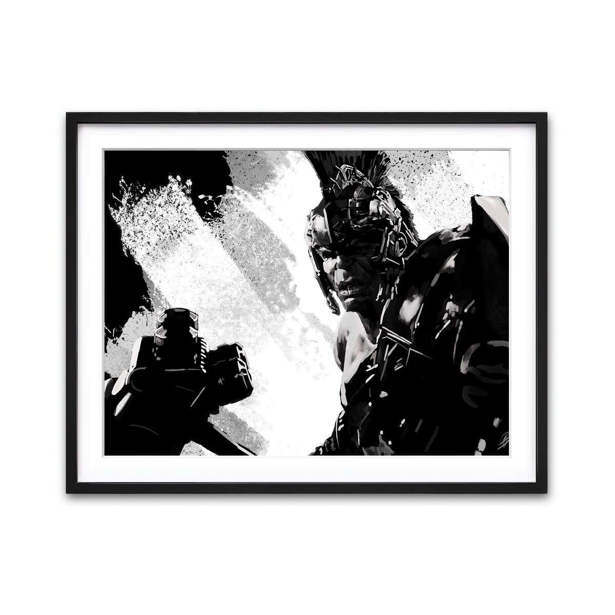 Framed Print 4x3 Black