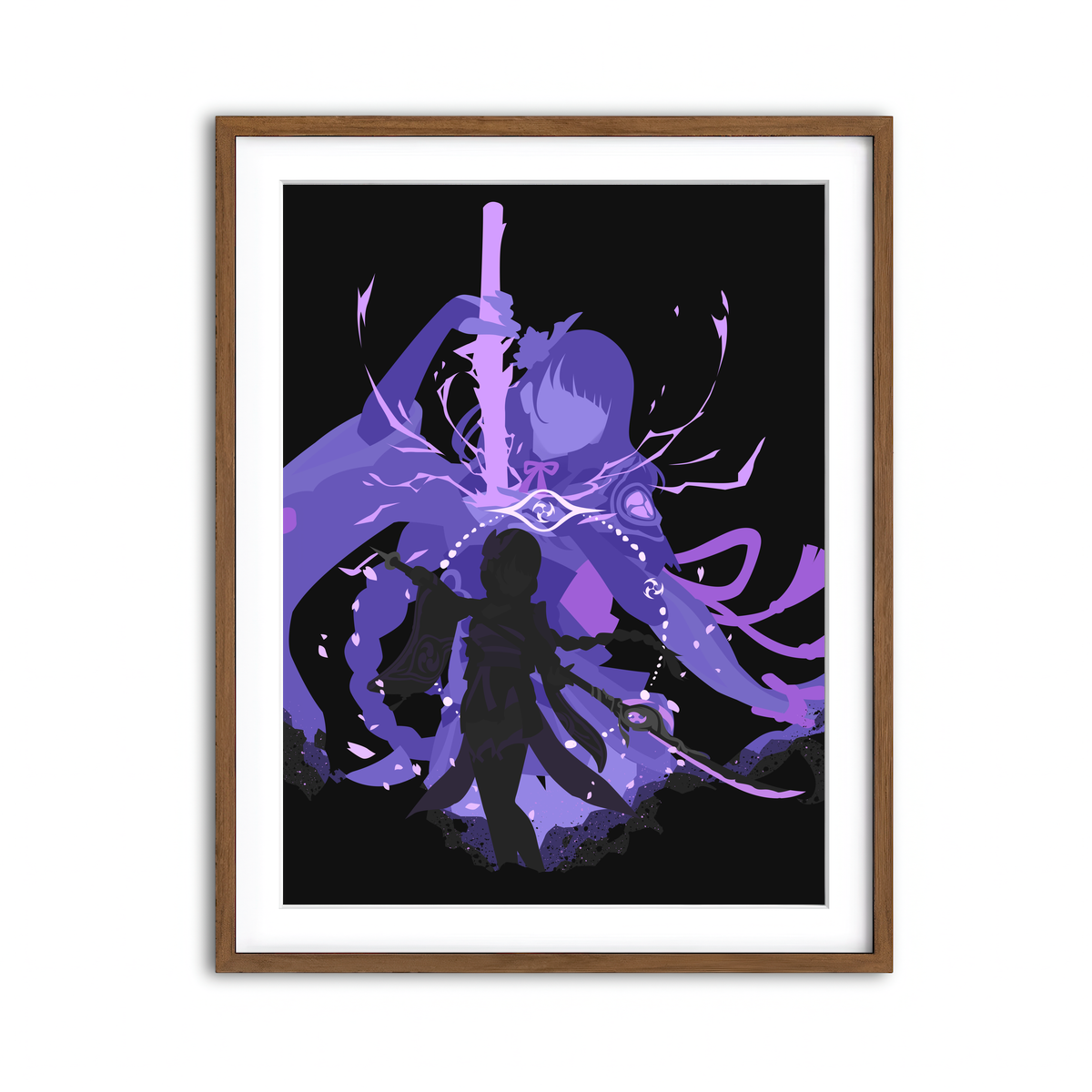 Framed Print 3x4 Walnut