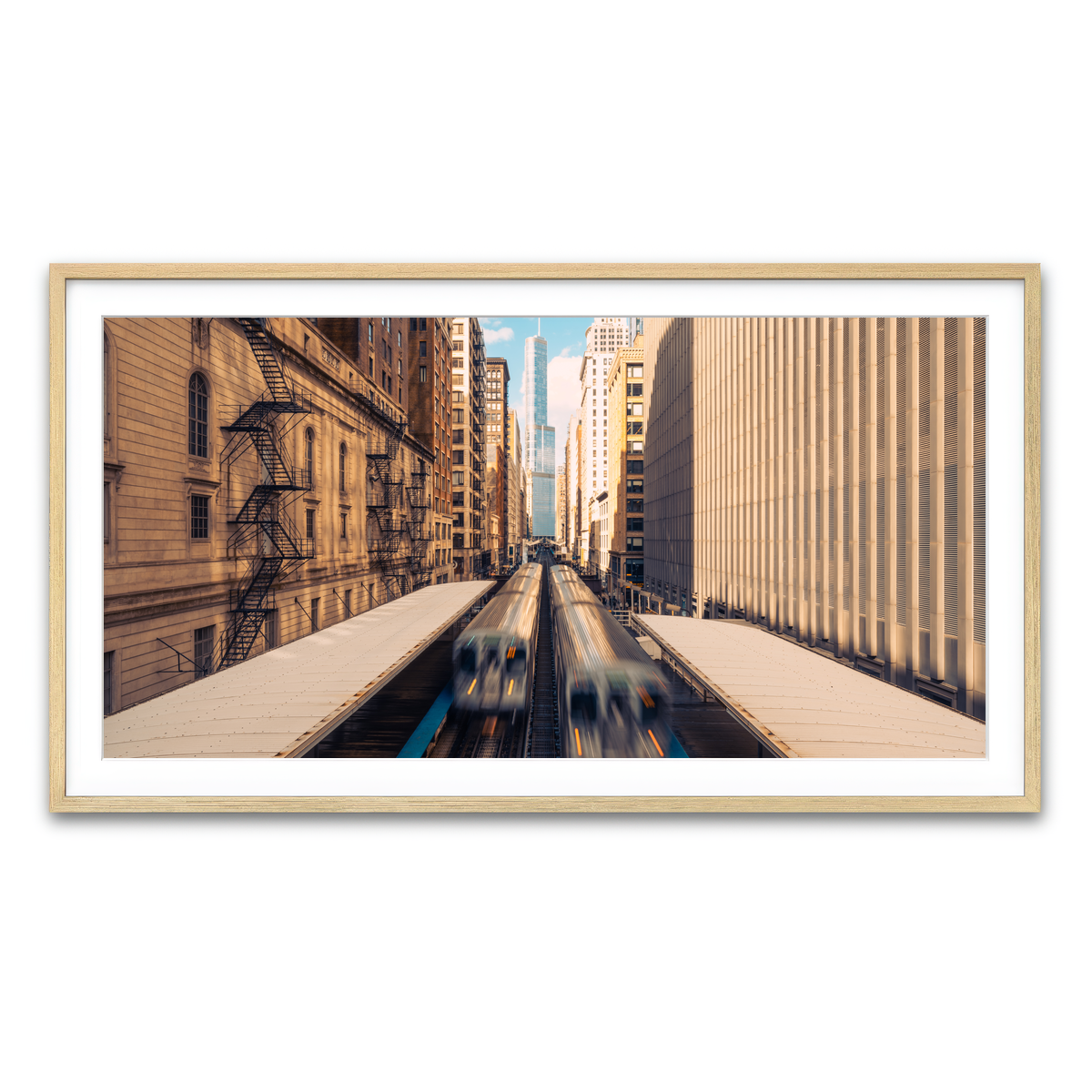 Framed Print 2x1 Natural